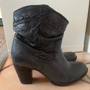 Black cowboy boots